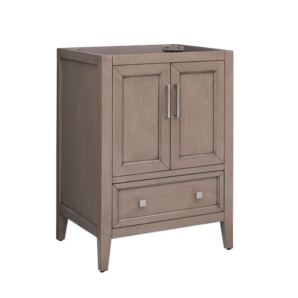 Everette Gray Oak 24-Inch Vanity Cabinet, image 1