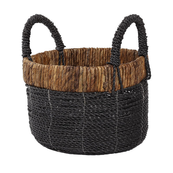 Granada Black Basket, Set of Two, image 4