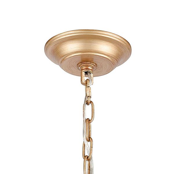 Equilibrium Matte Gold and Polished Nickel One-Light Mini Pendant, image 5