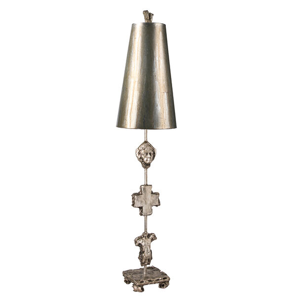 Fragment Silver Leaf One-Light Table Lamp, image 1