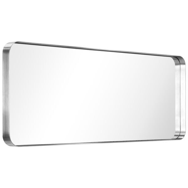 Silver 18 x 48-Inch Rectangle Wall Mirror, image 4