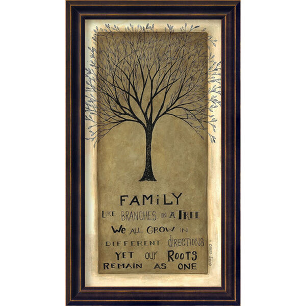 Family Tree by Cindy Shamp: 9 x 16-Inch Framed Art, image 1
