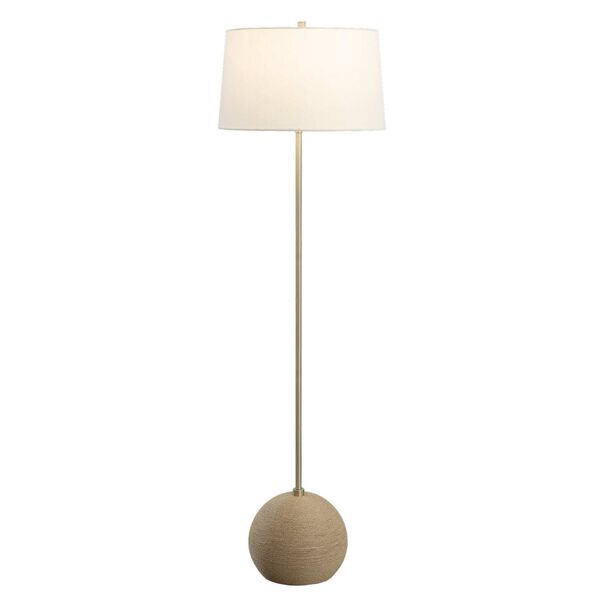 Captiva Brass One-Light Floor Lamp, image 1