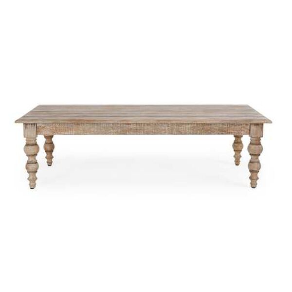 Kinsey White and Beige Coffee Table, image 2