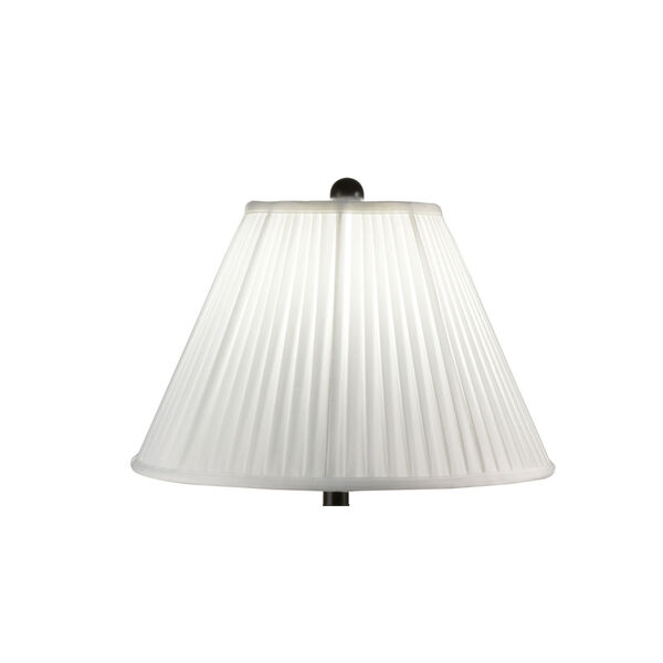 Gaya Ebony Black and White One-Light Hand Cut Crystal Table Lamp, image 3