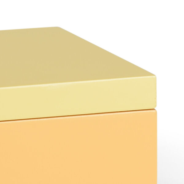 Peach and Yellow Decorative Box, image 2
