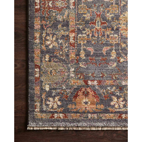 Giada Gray and Multicolor Rectangle: 9 Ft. x 12 Ft. Rug, image 3