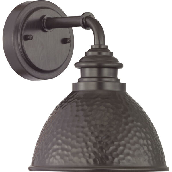 Englewood Antique Bronze 8-Inch One-Light Outdoor Wall Lantern, image 1