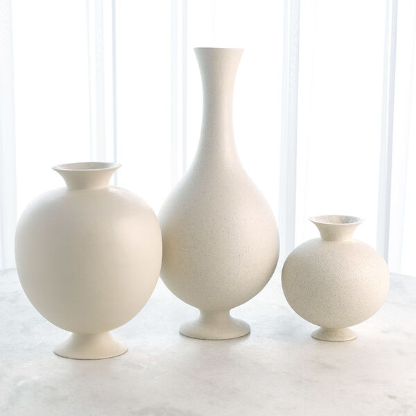 White Ceramic Baluster Large Vase, image 2