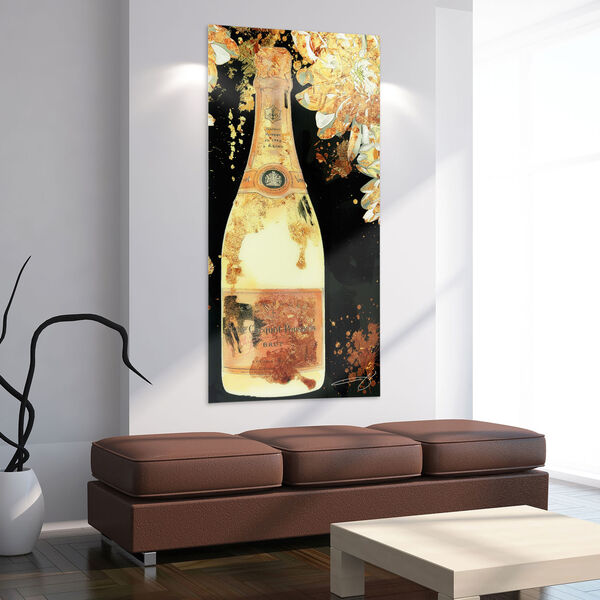 Lets Celebrate Frameless Free Floating Tempered Glass Wall Art, image 4