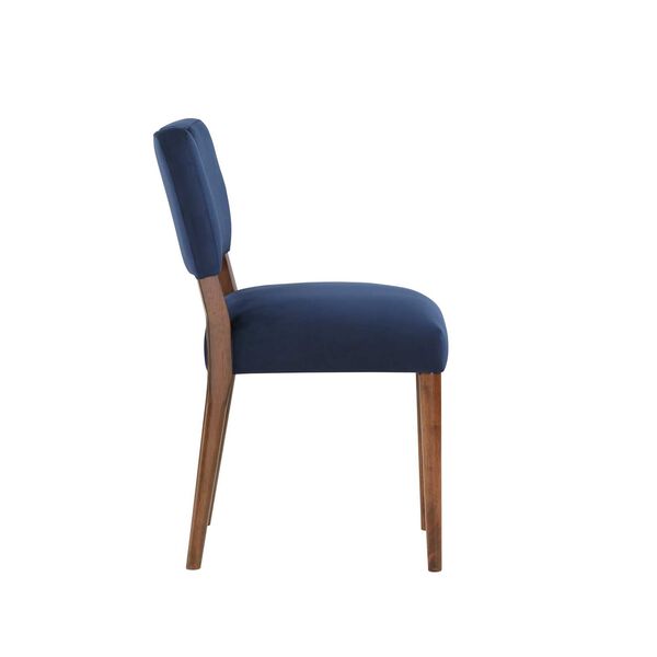 Bonito Blue and Walnut Dining Chair, Set of 2, image 4