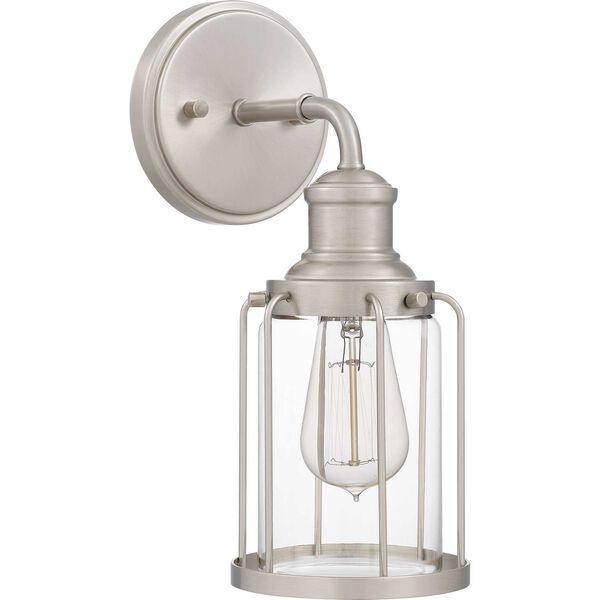 Ludlow Brushed Nickel One-Light Wall Sconce, image 4