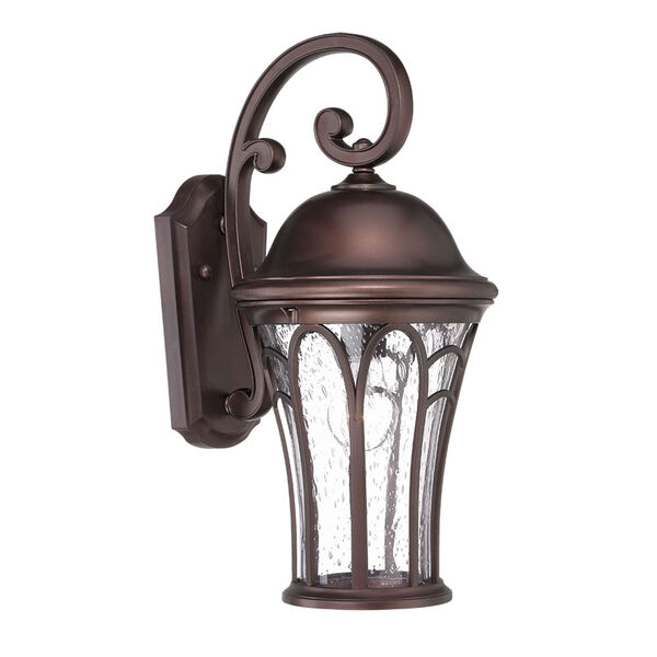 Highgate Architectural Bronze Seven-Inch One-Light Outdoor Wall Mount, image 1