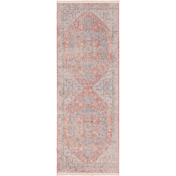 Subtle Red Runner: 2 Ft. 7 In. x 7 Ft. 3 In., image 1