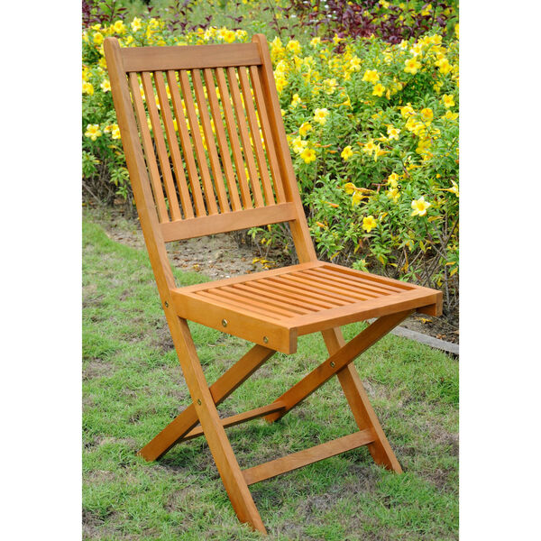 Royal Tahiti Outdoor Folding Garden Chair, Set of Two, image 1
