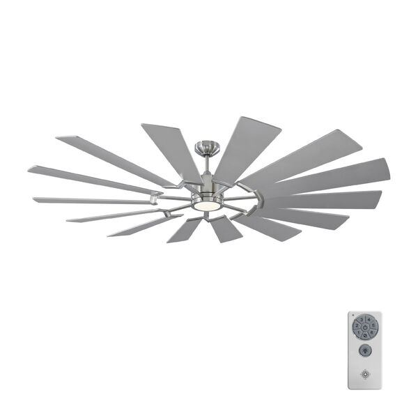 Prairie Brushed Steel 72-Inch Energy Star LED Ceiling Fan, image 7