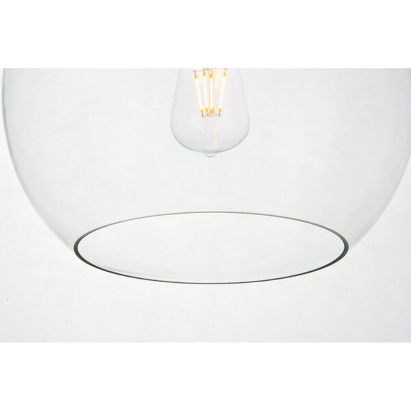 Baxter Brass 10-Inch One-Light Plug-In Pendant, image 4