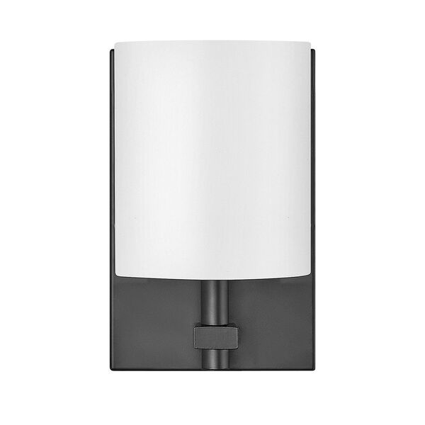 Avenue Black One-Light LED Wall Sconce with White Acrylic Shade, image 8