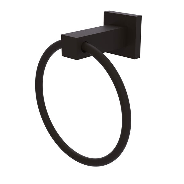 Montero Oil Rubbed Bronze Four-Inch Towel Ring, image 1