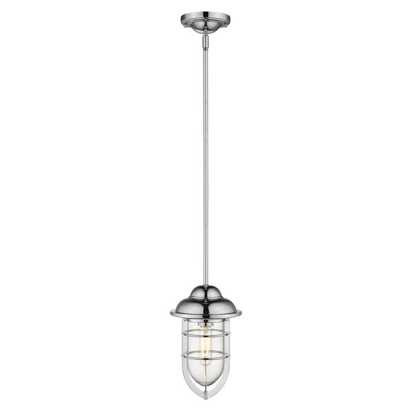 Dylan Chrome One-Light Outdoor Convertible Mini-Pendant, image 4