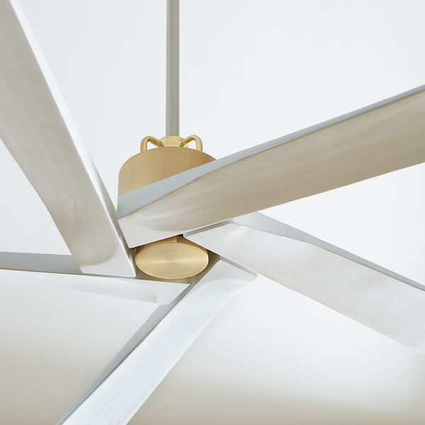 Aspen Burnished Brass 70-Inch Indoor Outdoor Ceiling Fan, image 4