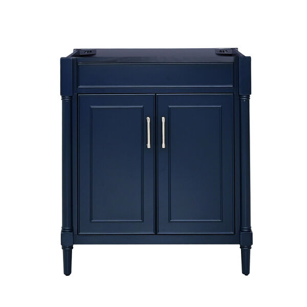 Bristol Navy Blue 30-Inch Vanity Cabinet, image 1