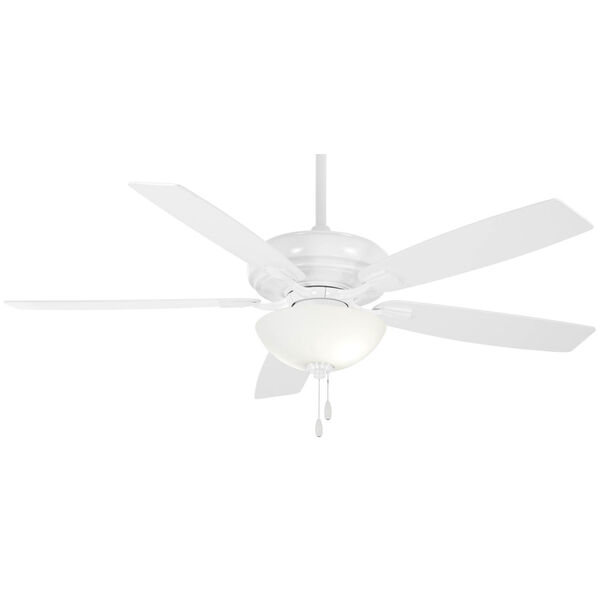 Watt II White 60-Inch LED Ceiling Fan, image 1