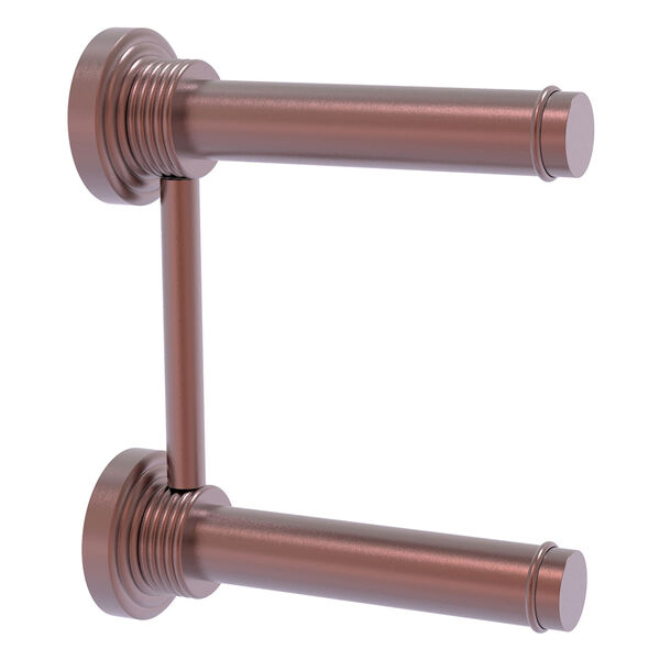 Waverly Place Antique Copper Two Roll Toilet Paper Holder, image 2