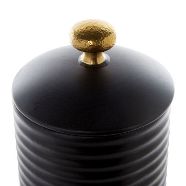 Black Cermaic Decorative Jar, Set of 3, image 6