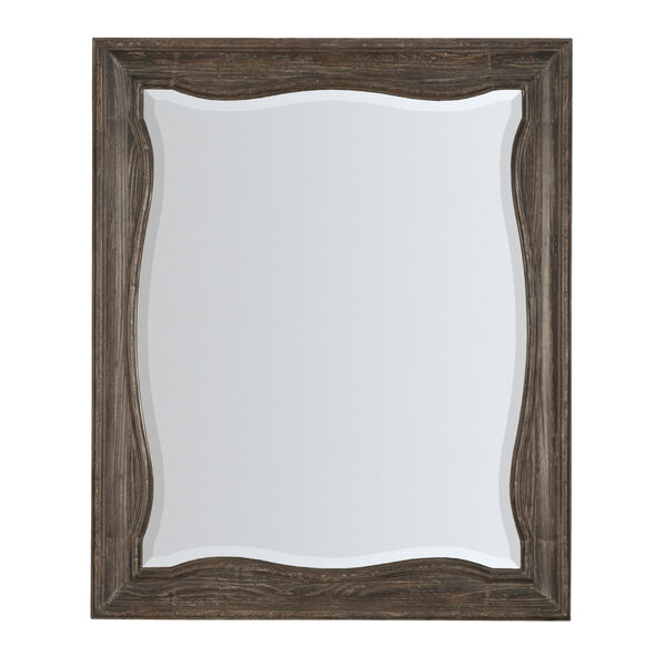 Traditions Rich Brown Landscape Mirror, image 1