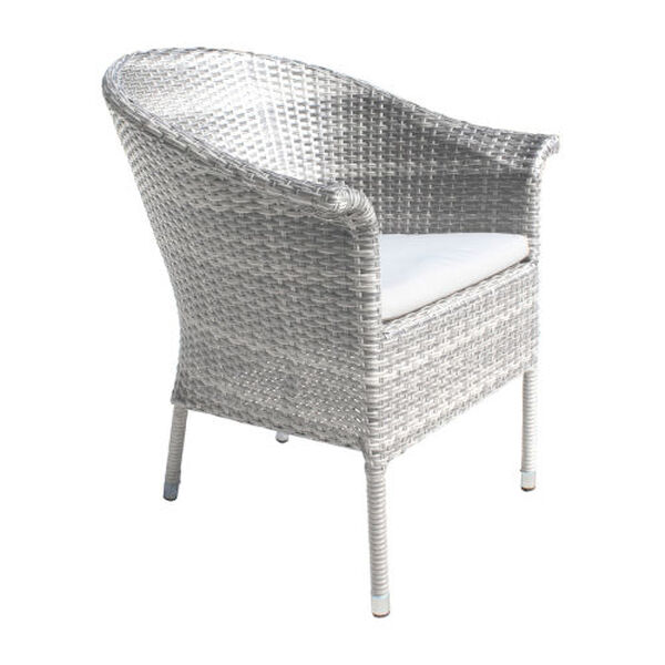 Athens Woven Armchair with Cushion, image 1