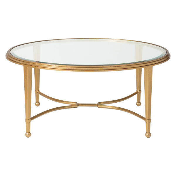 Metal Designs Gold Sangiovese Round Cocktail Table, image 2