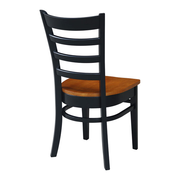Black and Cherry Emily Side Chair, Set of 2, image 2