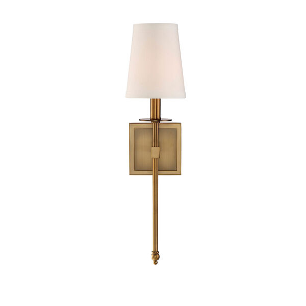 Linden Warm Brass Five-Inch One-Light Wall Sconce, image 3