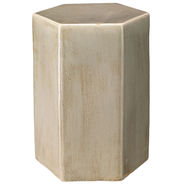 Porto Pistachio Ceramic 13-Inch Ceramic Side Table, image 1