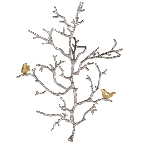 Gold and Silver Branch Wall Décor, image 1
