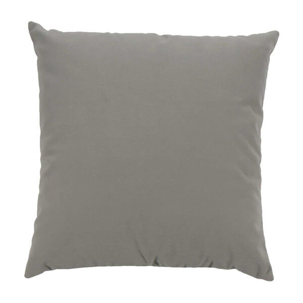 Eclipse Pewter and Stone 20 x 20 Inch Pillow with Knife Edge, image 2