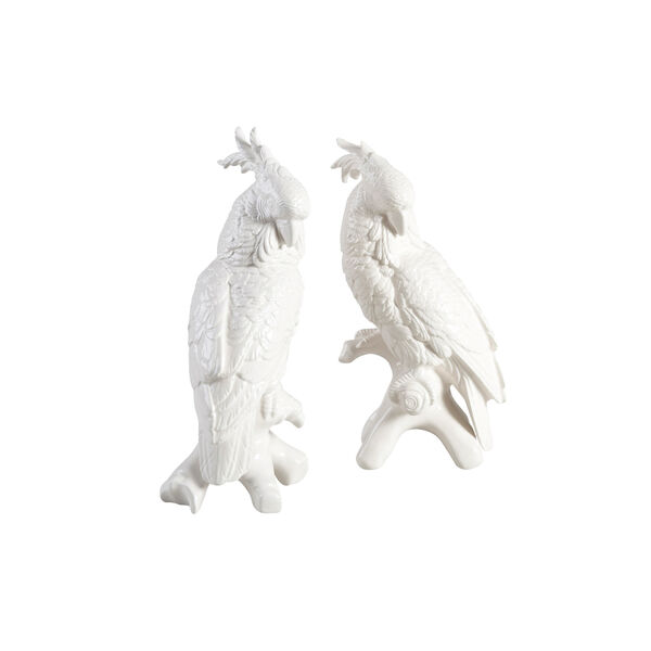 White Cockatoo Figurines- Large, image 1