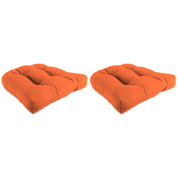 Canvas Tuscan Outdoor Chair Cushion, Set of Two, image 1