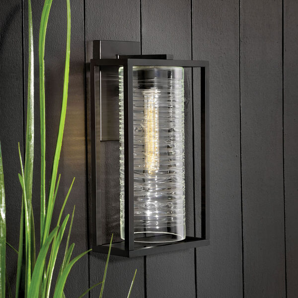 Pax Satin Black 19-Inch One-Light Outdoor Wall Sconce, image 4