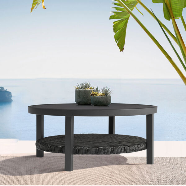 Cayman Black Outdoor Coffee Table, image 6