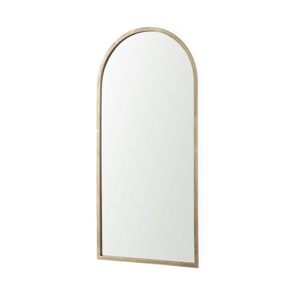 Giovanna Gold 24-Inch x 49-Inch Metal Frame Rounded Arch Vanity Mirror - (Open Box), image 1