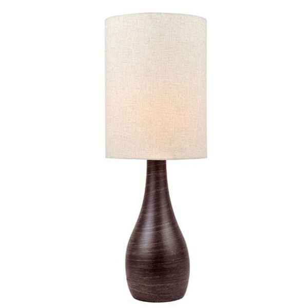 Quatro III Dark Bronze One-Light Table Lamp, image 1