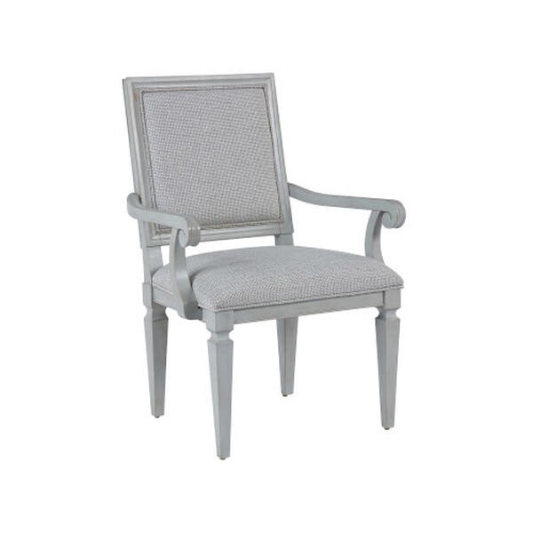 Summer Hill French Gray Woven Accent Arm Chair, Set of 2, image 2
