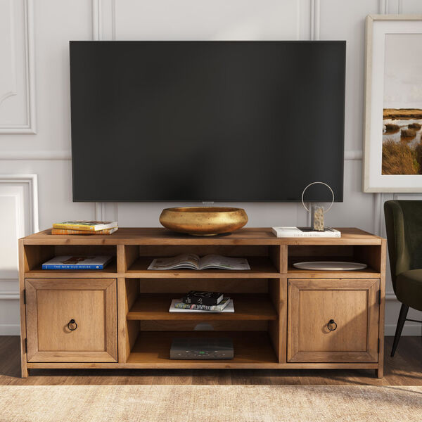 Lark Natural TV Stand with Storage, image 1