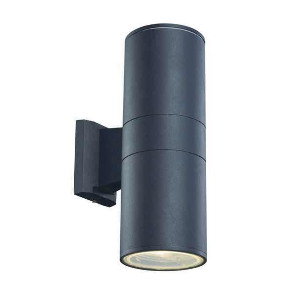 Compact Black LED 10-Inch Outdoor Wall Mount, image 1