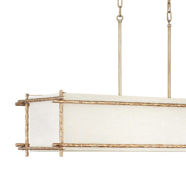 Tress Champagne Gold Six-Light Chandelier, image 4