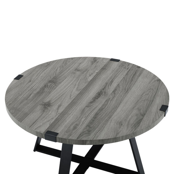 Slate Grey Round Coffee Table, image 4