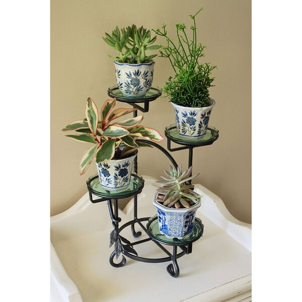 Wrought Iron Cascading Plant Stand, image 5