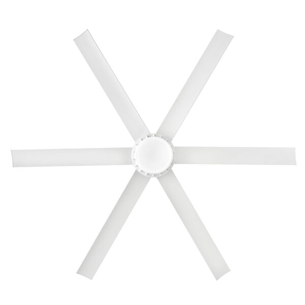 Draftsman Matte White 60-Inch LED Ceiling Fan, image 4
